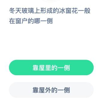 冰花一般出现在内外哪个玻璃上 冰花一般在窗的哪一面蚂蚁庄园[多图]图片2