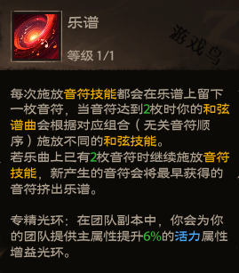 塔瑞斯世界吟游诗人技能