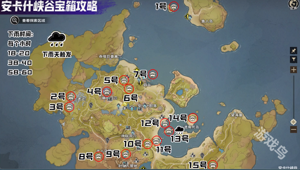 塔瑞斯世界安卡什峡谷宝箱攻略