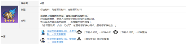 崩坏星穹铁道布洛妮娅突破材料是什么